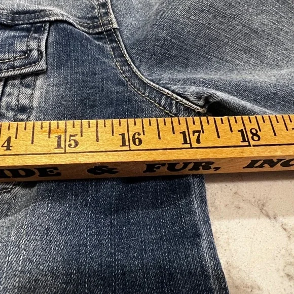 NWOT Amalli Talli‎ Women's Denim Jean Jacket Small Tall Classic Style - Picture 5 of 7